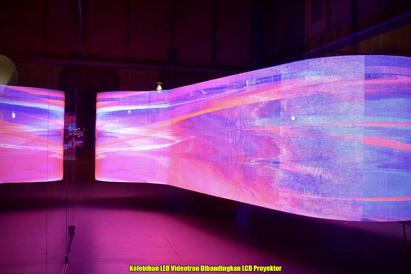 Kelebihan LED Videotron Dibandingkan LCD Proyektor