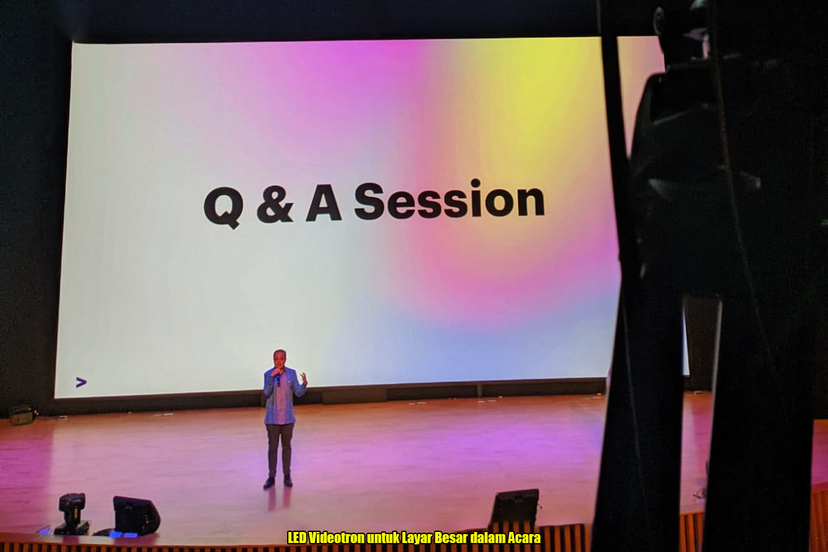LED Videotron untuk Layar Besar dalam Acara