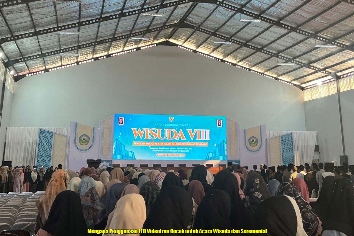 Mengapa Penggunaan LED Videotron Cocok untuk Acara Wisuda dan Seremonial