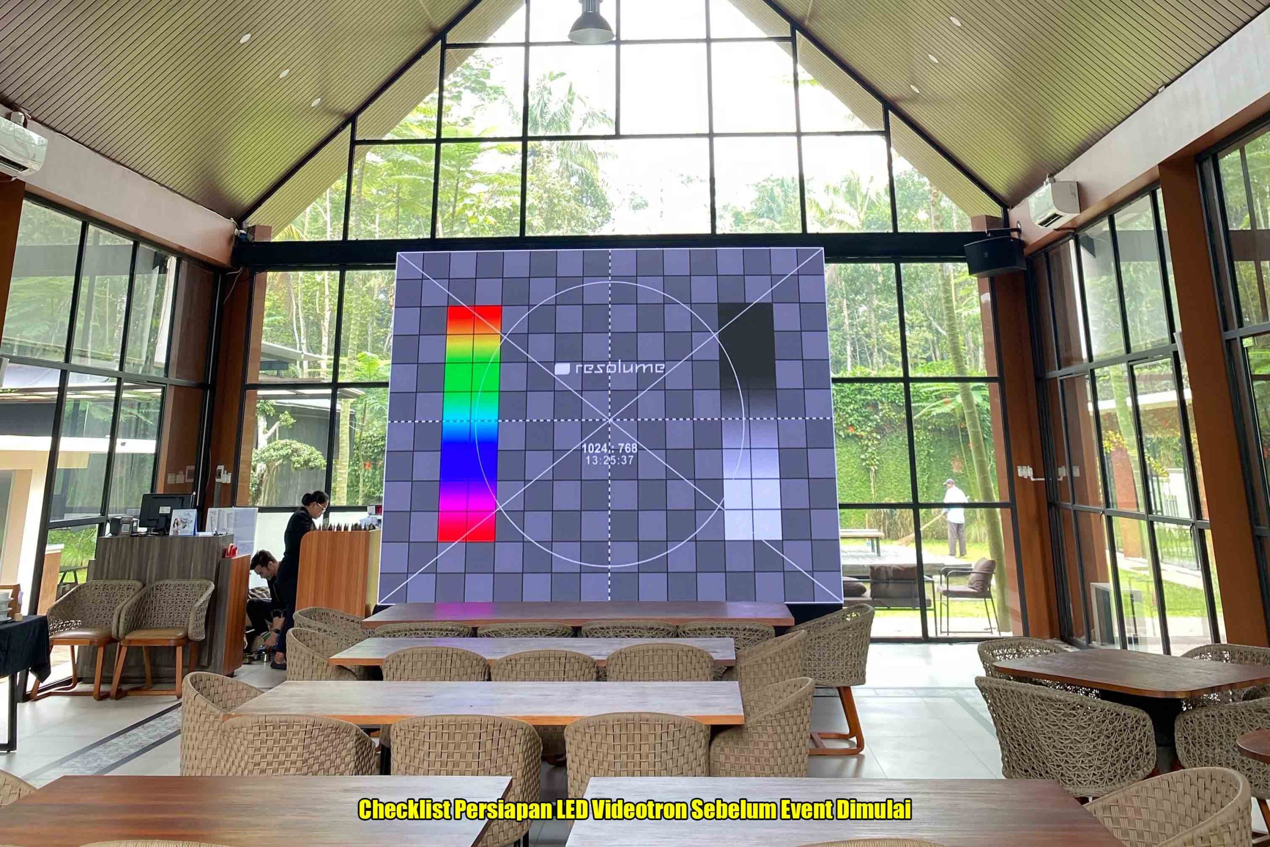Checklist Persiapan LED Videotron Sebelum Event Dimulai