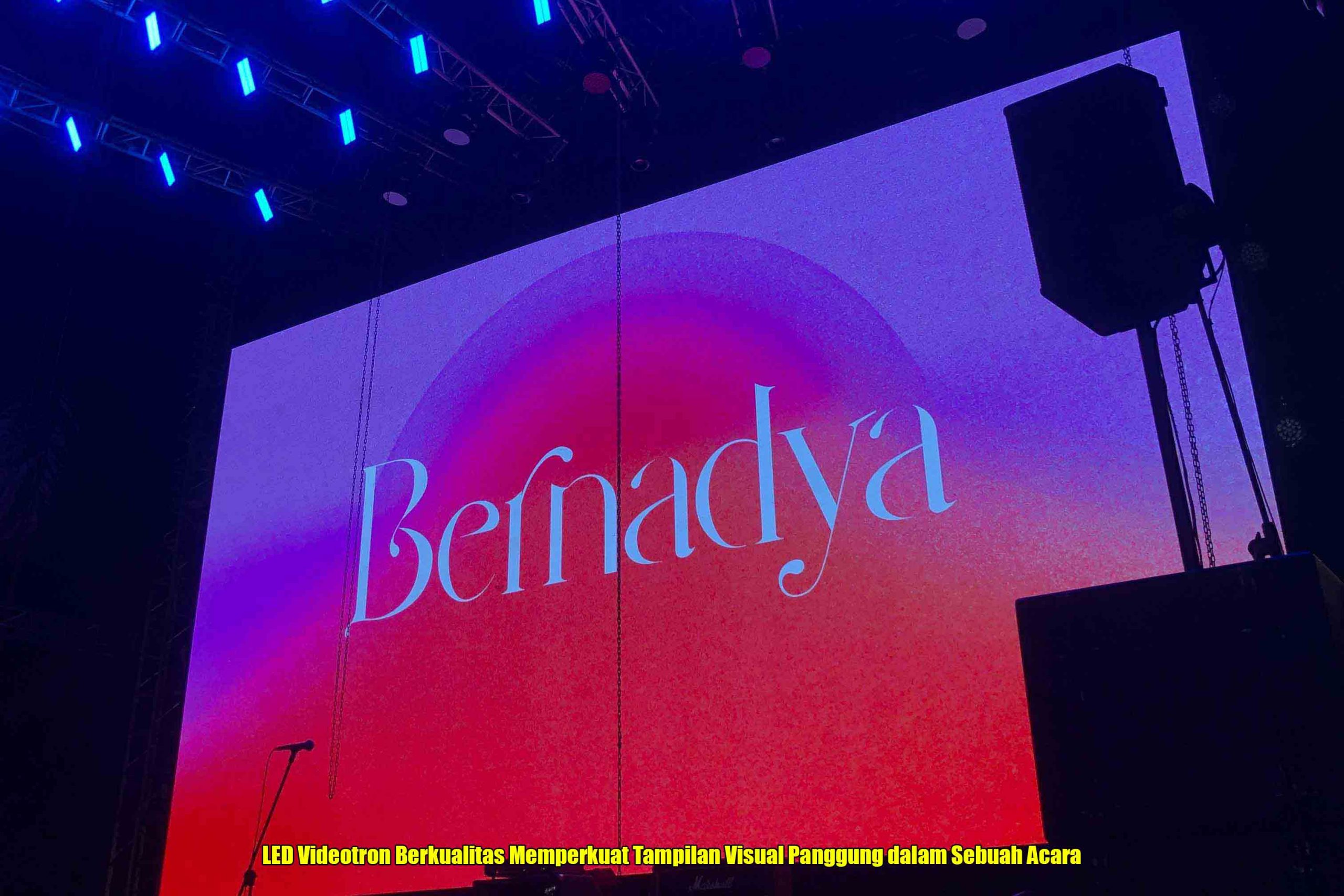 LED Videotron Berkualitas Memperkuat Tampilan Visual Panggung dalam Sebuah Acara