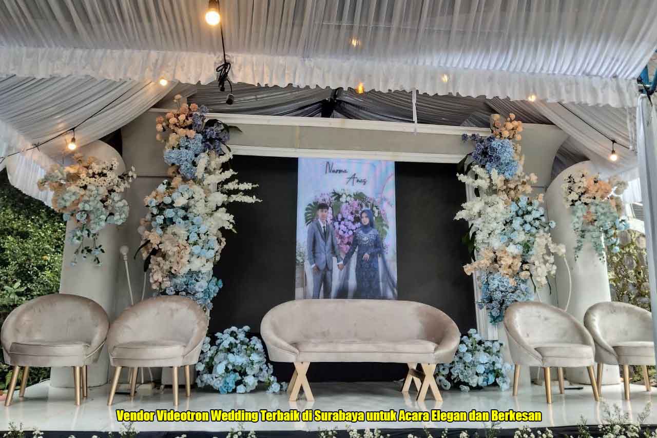 Vendor Videotron Wedding Terbaik di Surabaya untuk Acara Elegan dan Berkesan
