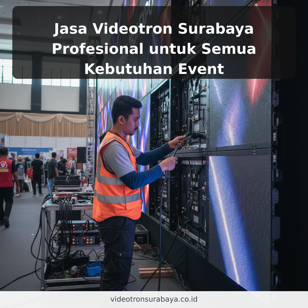 Jasa Videotron Surabaya Profesional untuk Semua Kebutuhan Event