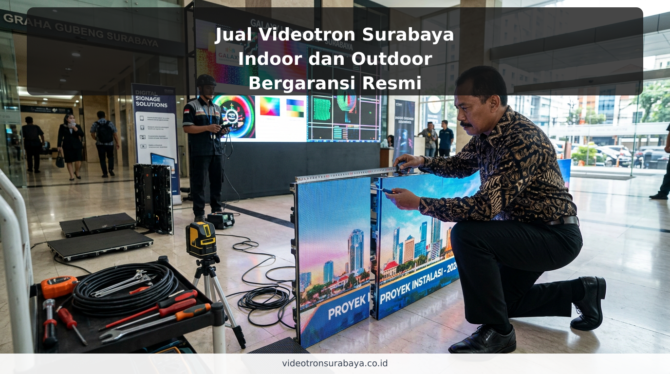 Jual Videotron Surabaya Indoor dan Outdoor Bergaransi Resmi - ilustrasi