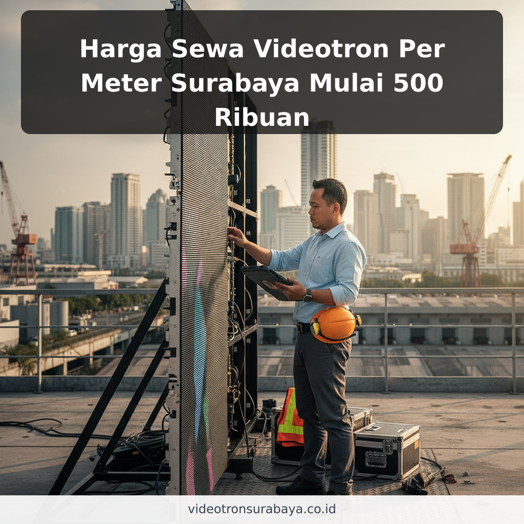 Harga Sewa Videotron Per Meter Surabaya Mulai 500 Ribuan - ilustrasi