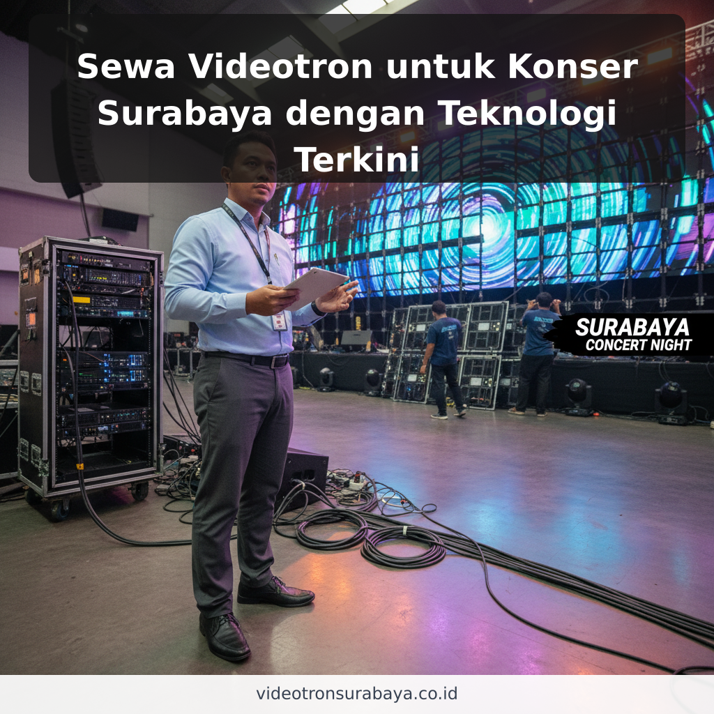 Sewa Videotron untuk Konser Surabaya dengan Teknologi Terkini