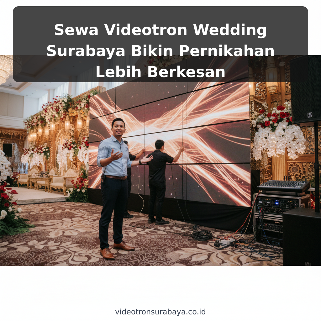 Sewa Videotron Wedding Surabaya Bikin Pernikahan Lebih Berkesan - ilustrasi