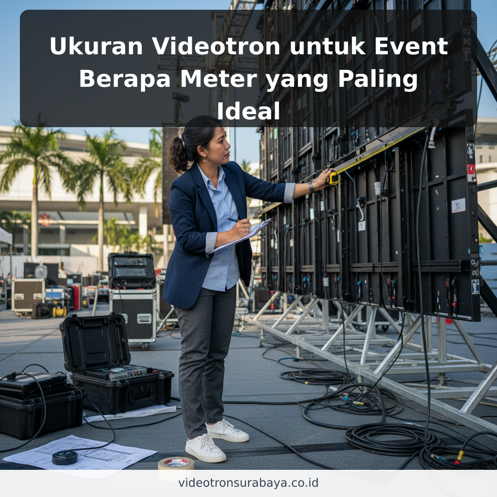 Ukuran Videotron untuk Event Berapa Meter yang Paling Ideal