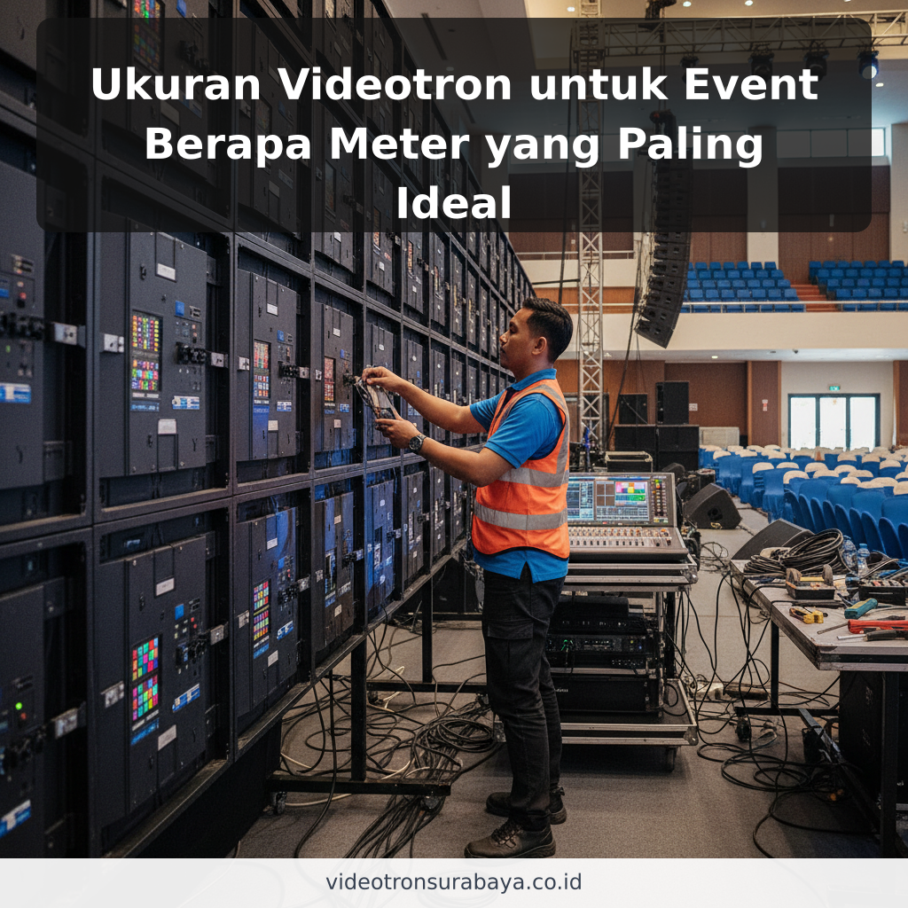Ukuran Videotron untuk Event Berapa Meter yang Paling Ideal - ilustrasi