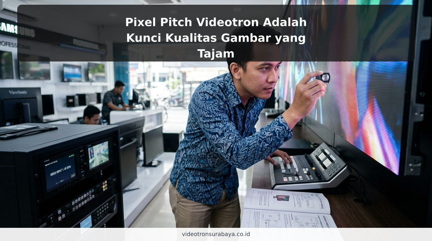Pixel Pitch Videotron Adalah Kunci Kualitas Gambar yang Tajam - ilustrasi
