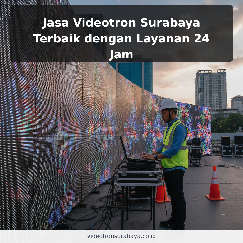 Jasa Videotron Surabaya Terbaik dengan Layanan 24 Jam