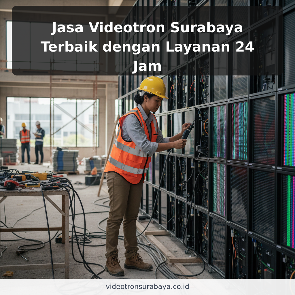 Jasa Videotron Surabaya Terbaik dengan Layanan 24 Jam - ilustrasi