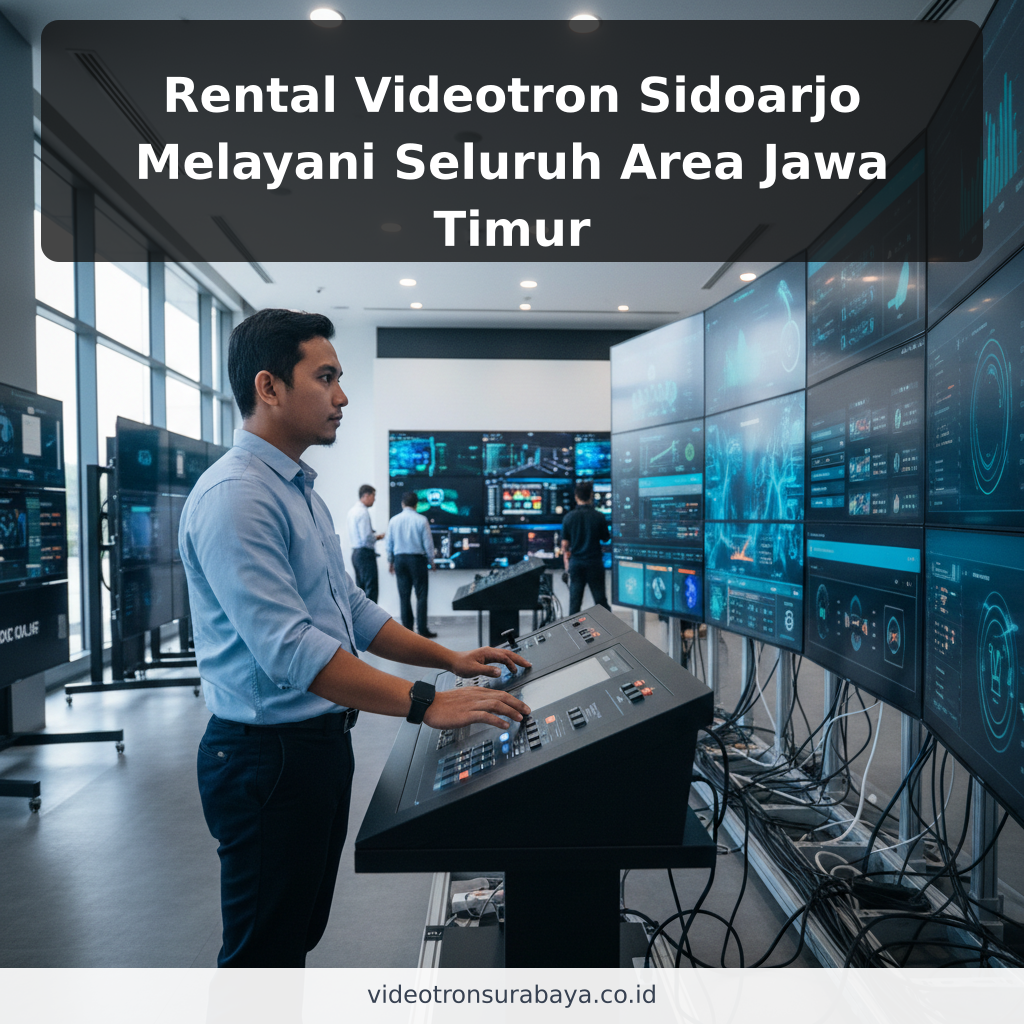 Rental Videotron Sidoarjo Melayani Seluruh Area Jawa Timur