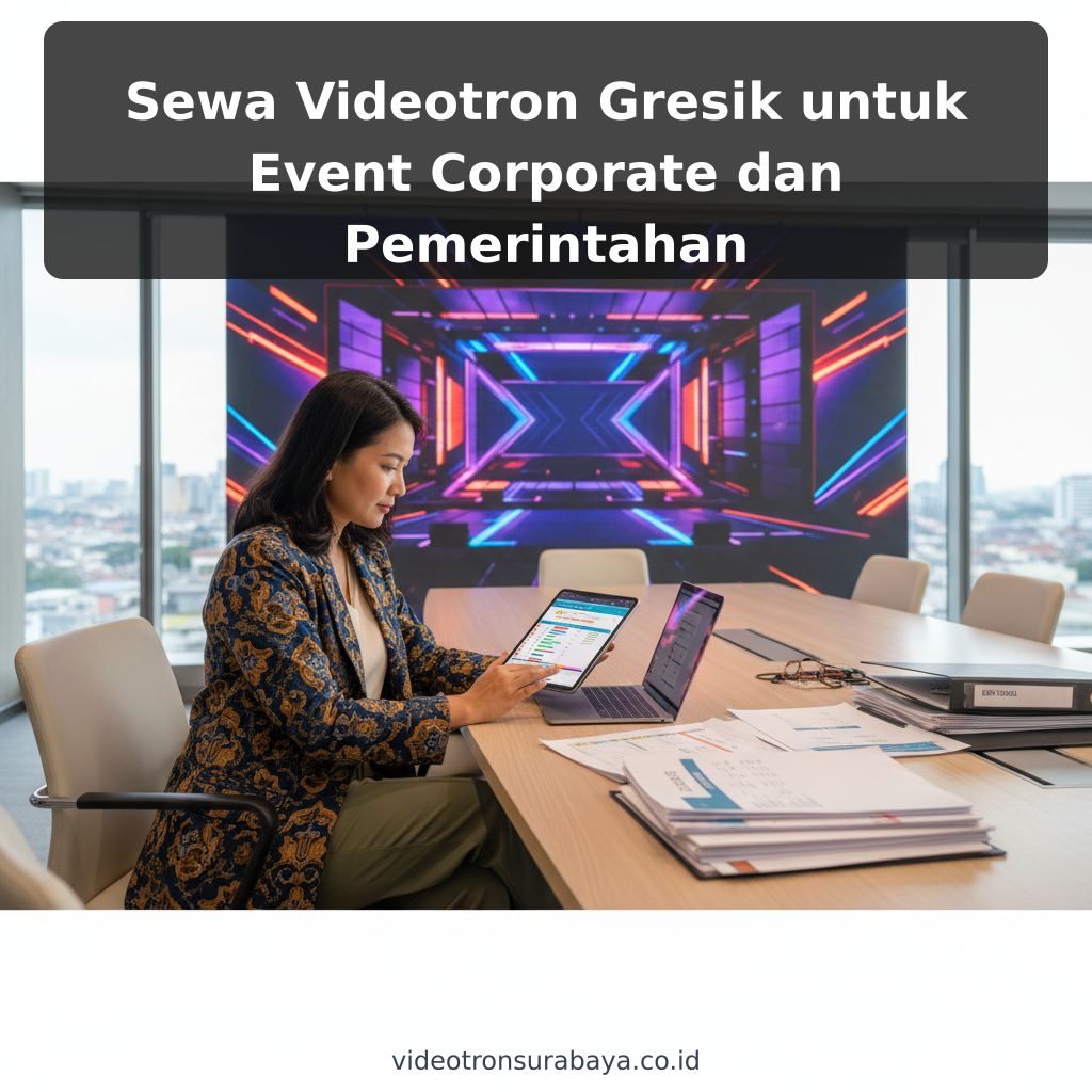 Sewa Videotron Gresik untuk Event Corporate dan Pemerintahan
