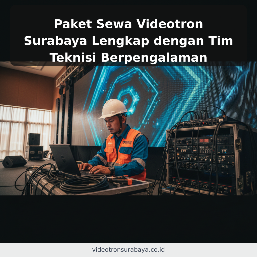 Paket Sewa Videotron Surabaya Lengkap dengan Tim Teknisi Berpengalaman - ilustrasi