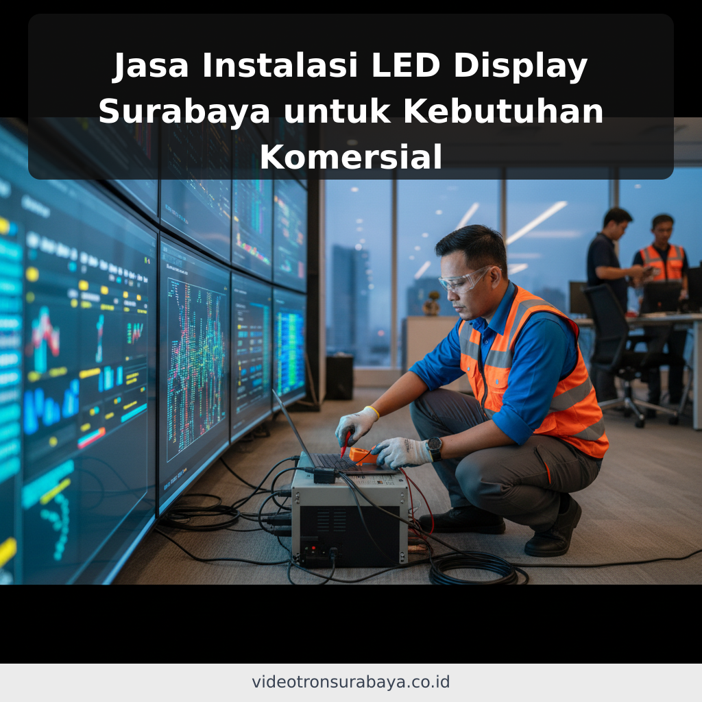 Jasa Instalasi LED Display Surabaya untuk Kebutuhan Komersial