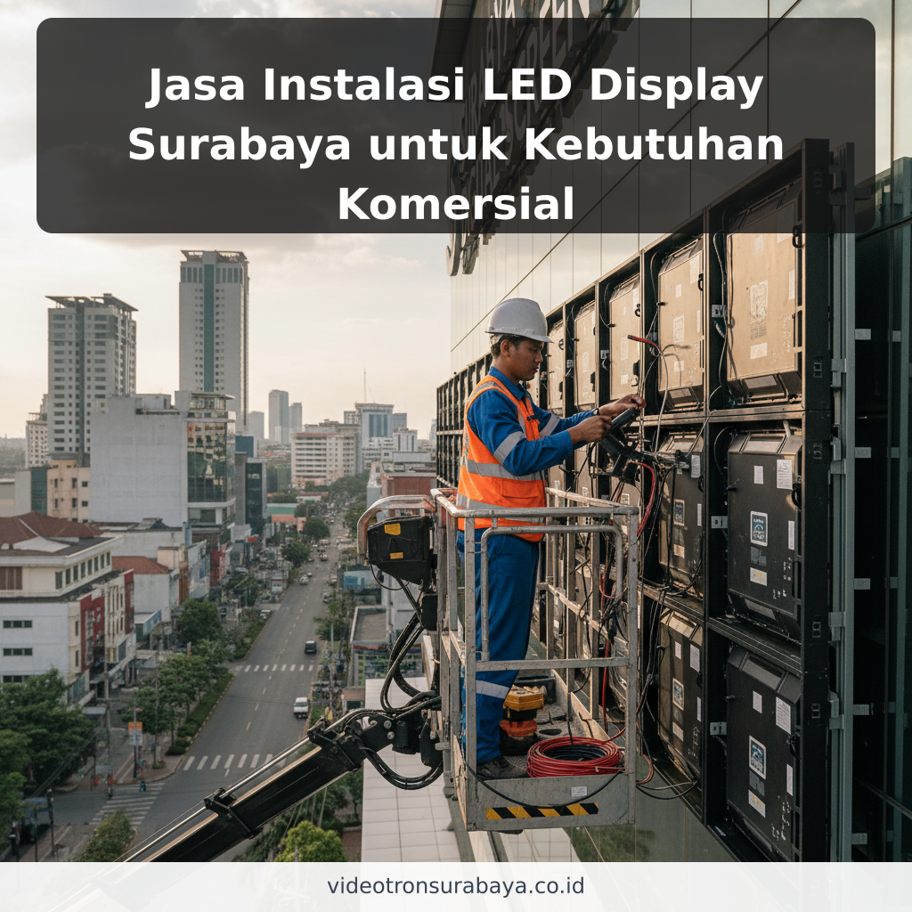 Jasa Instalasi LED Display Surabaya untuk Kebutuhan Komersial - ilustrasi