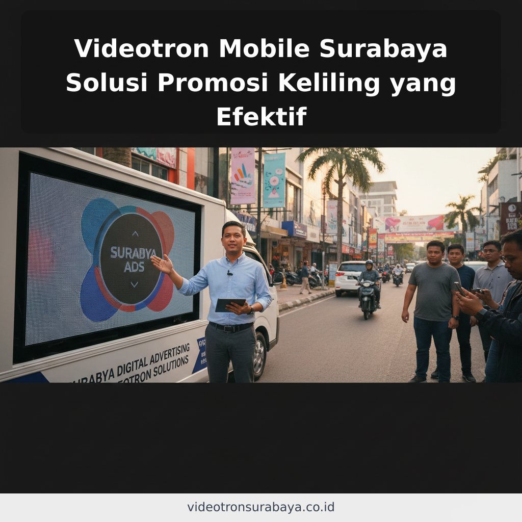 Videotron Mobile Surabaya Solusi Promosi Keliling yang Efektif