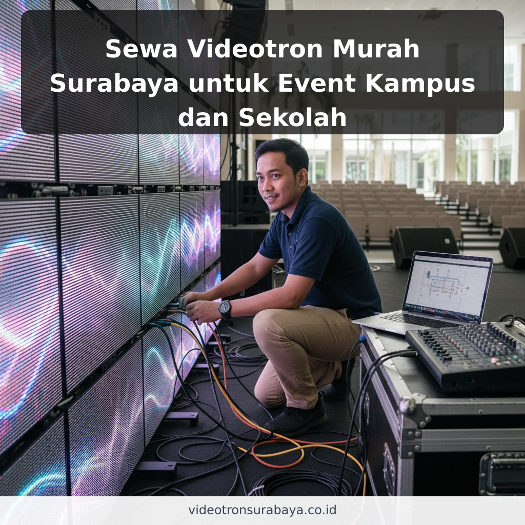 Sewa Videotron Murah Surabaya untuk Event Kampus dan Sekolah