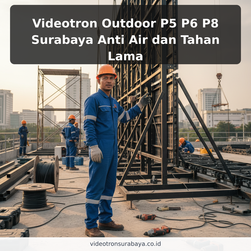 Videotron Outdoor P5 P6 P8 Surabaya Anti Air dan Tahan Lama - ilustrasi