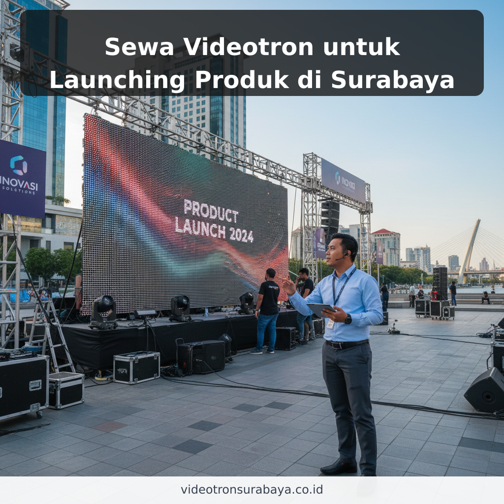 Sewa Videotron untuk Launching Produk di Surabaya