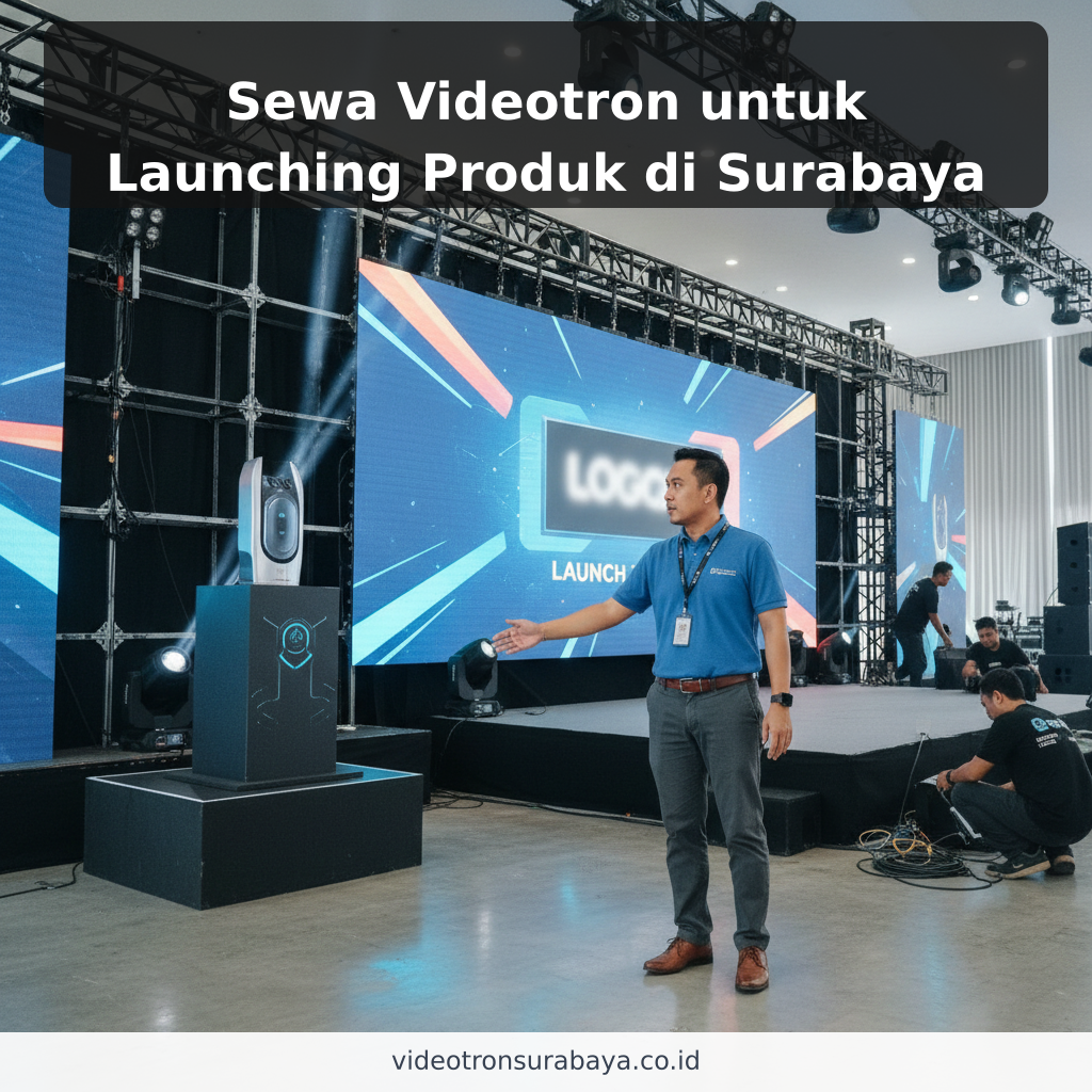 Sewa Videotron untuk Launching Produk di Surabaya - ilustrasi
