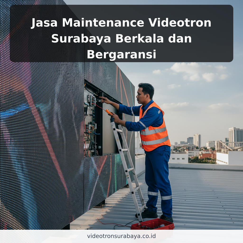 Jasa Maintenance Videotron Surabaya Berkala dan Bergaransi - ilustrasi