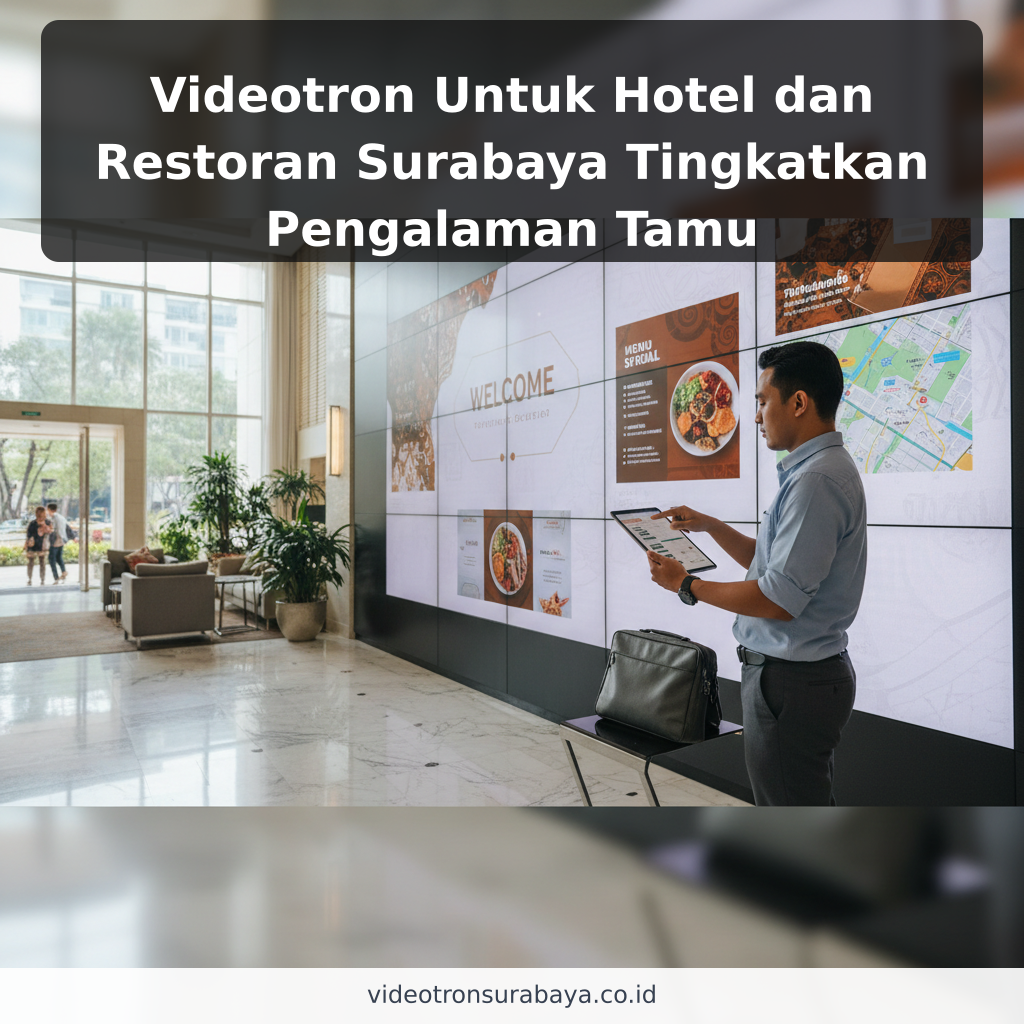 Videotron Untuk Hotel dan Restoran Surabaya Tingkatkan Pengalaman Tamu - ilustrasi