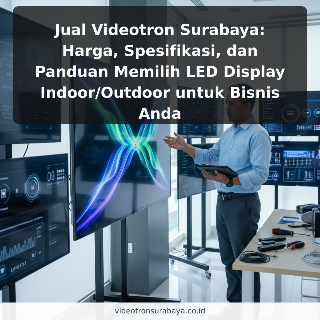 Jual Videotron Surabaya: Harga, Spesifikasi, dan Panduan Memilih LED Display Indoor/Outdoor untuk Bisnis Anda