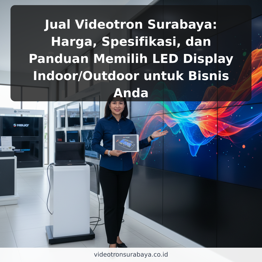 Jual Videotron Surabaya: Harga, Spesifikasi, dan Panduan Memilih LED Display Indoor/Outdoor untuk Bisnis Anda - ilustrasi