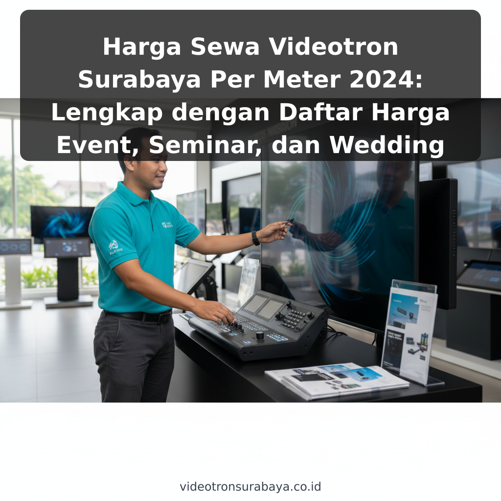 Harga Sewa Videotron Surabaya Per Meter 2024: Lengkap dengan Daftar Harga Event, Seminar, dan Wedding - ilustrasi