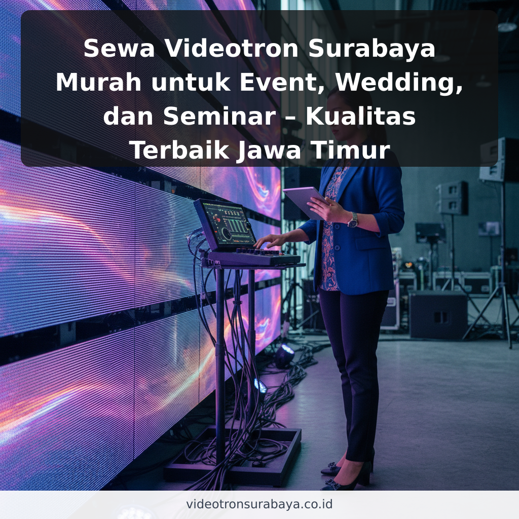 Sewa Videotron Surabaya Murah untuk Event, Wedding, dan Seminar – Kualitas Terbaik Jawa Timur - ilustrasi
