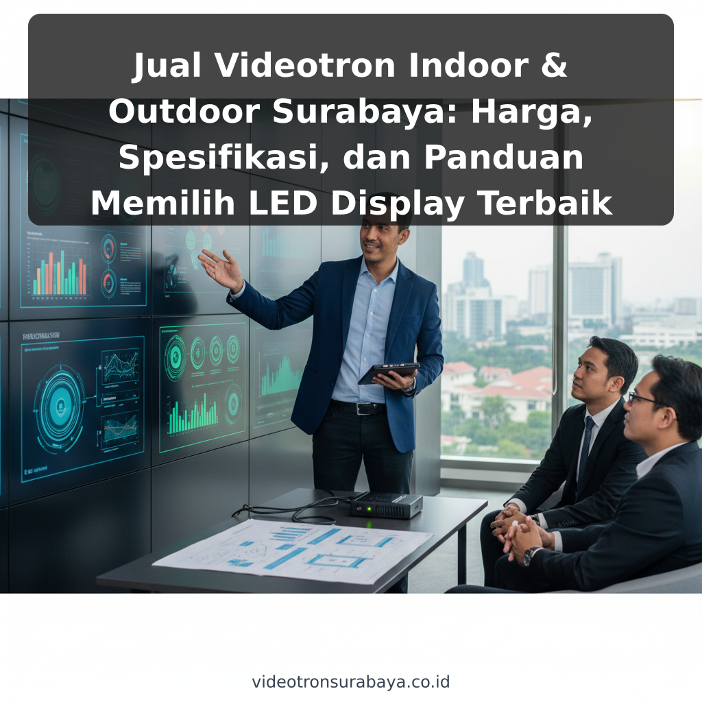 Jual Videotron Indoor & Outdoor Surabaya: Harga, Spesifikasi, dan Panduan Memilih LED Display Terbaik