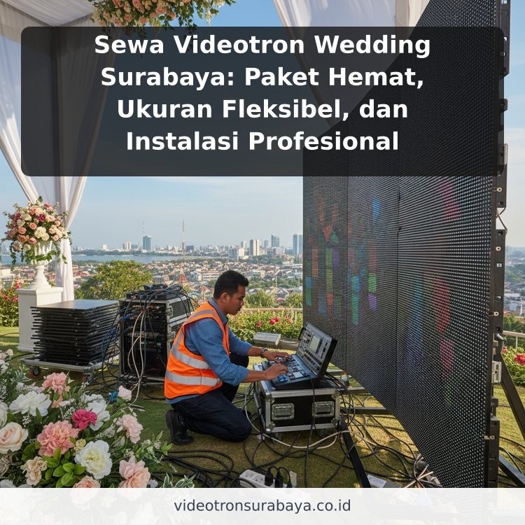 Sewa Videotron Wedding Surabaya: Paket Hemat, Ukuran Fleksibel, dan Instalasi Profesional
