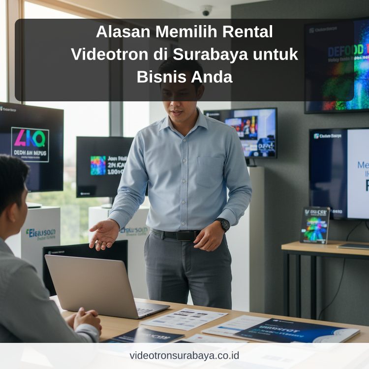 Ilustrasi sewa videotron Surabaya - Alasan Memilih Rental Videotron di Surabaya untuk Bisnis Anda