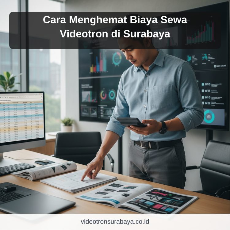 Ilustrasi sewa videotron Surabaya - Cara Menghemat Biaya Sewa Videotron di Surabaya