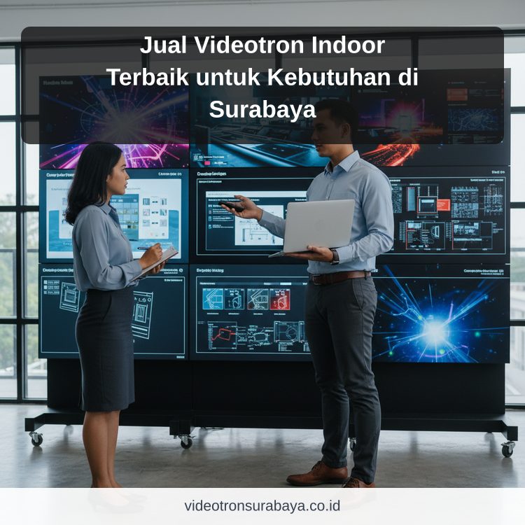 Ilustrasi sewa videotron Surabaya - Jual Videotron Indoor Terbaik untuk Kebutuhan di Surabaya