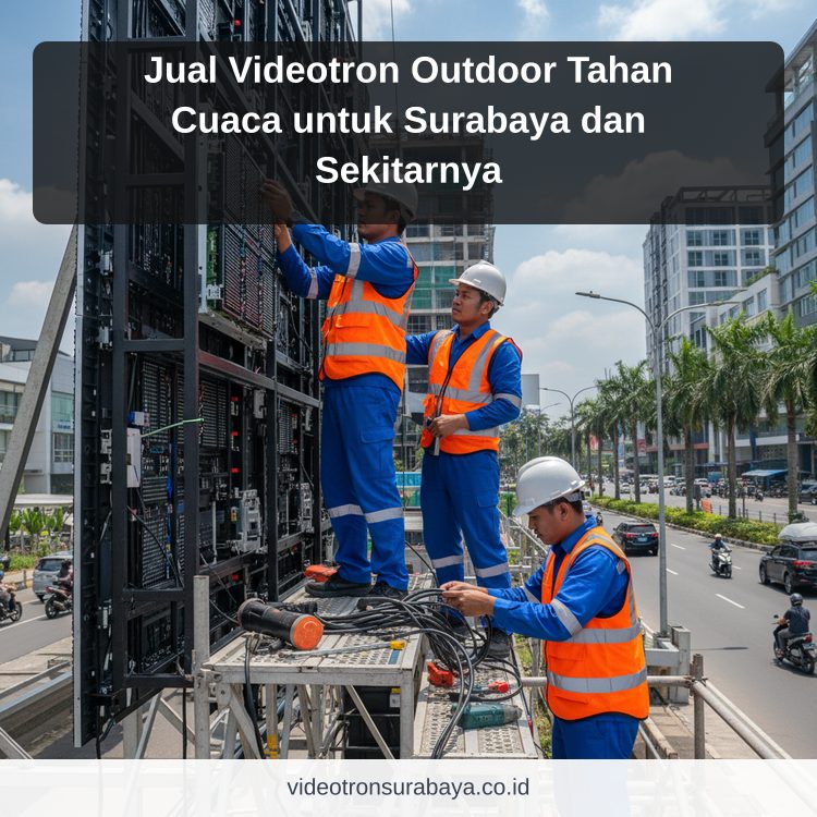 Jual Videotron Outdoor Tahan Cuaca untuk Surabaya dan Sekitarnya