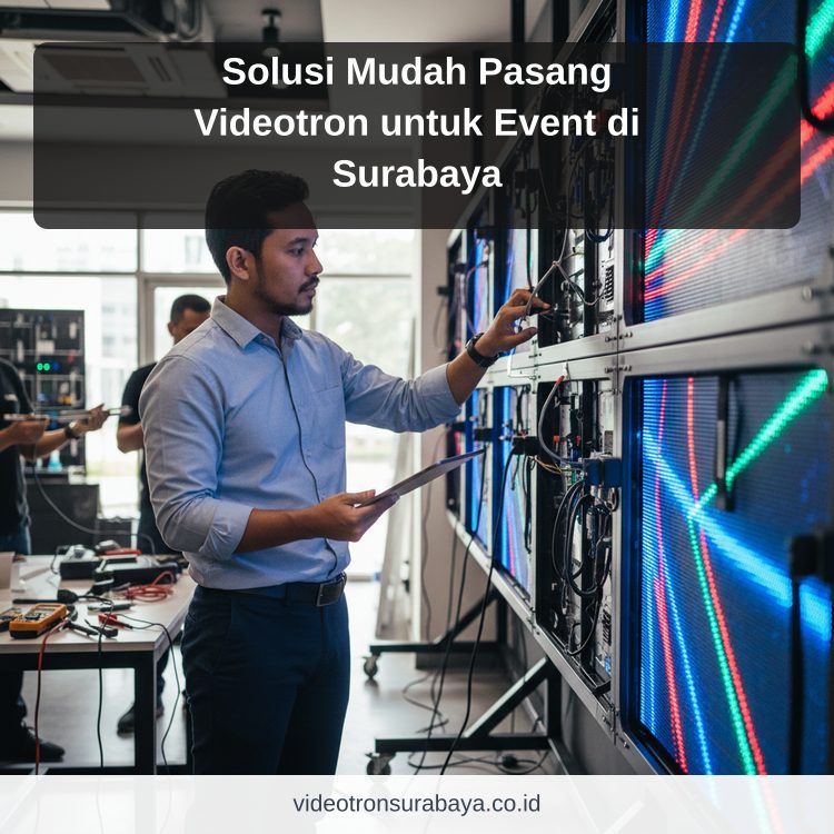 Solusi Mudah Pasang Videotron untuk Event di Surabaya