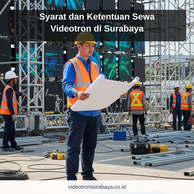 Ilustrasi sewa videotron Surabaya - Syarat dan Ketentuan Sewa Videotron di Surabaya