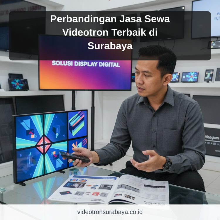Ilustrasi sewa videotron Surabaya - Perbandingan Jasa Sewa Videotron Terbaik di Surabaya