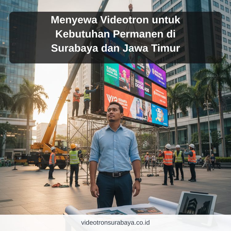 Menyewa Videotron untuk Kebutuhan Permanen di Surabaya dan Jawa Timur