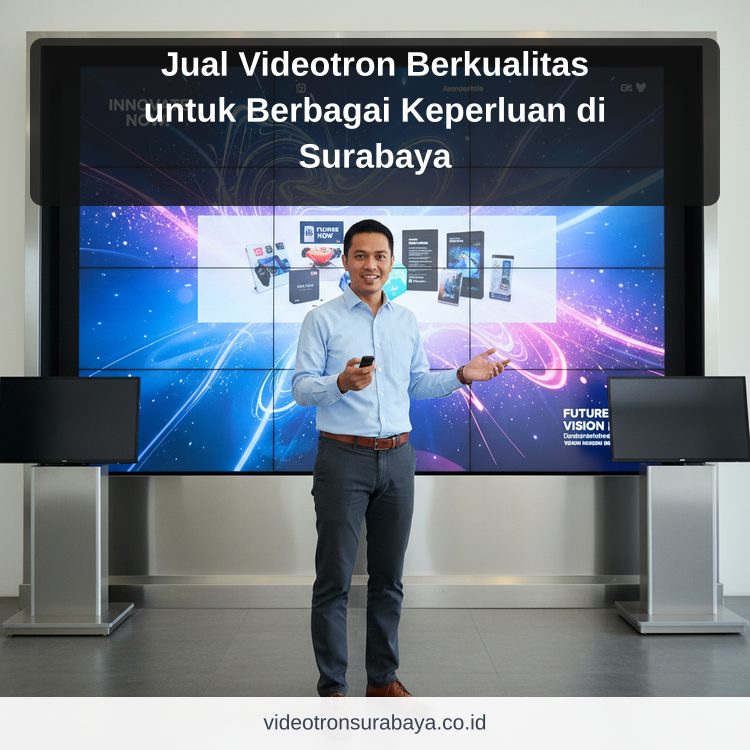Ilustrasi sewa videotron Surabaya - Jual Videotron Berkualitas untuk Berbagai Keperluan di Surabaya