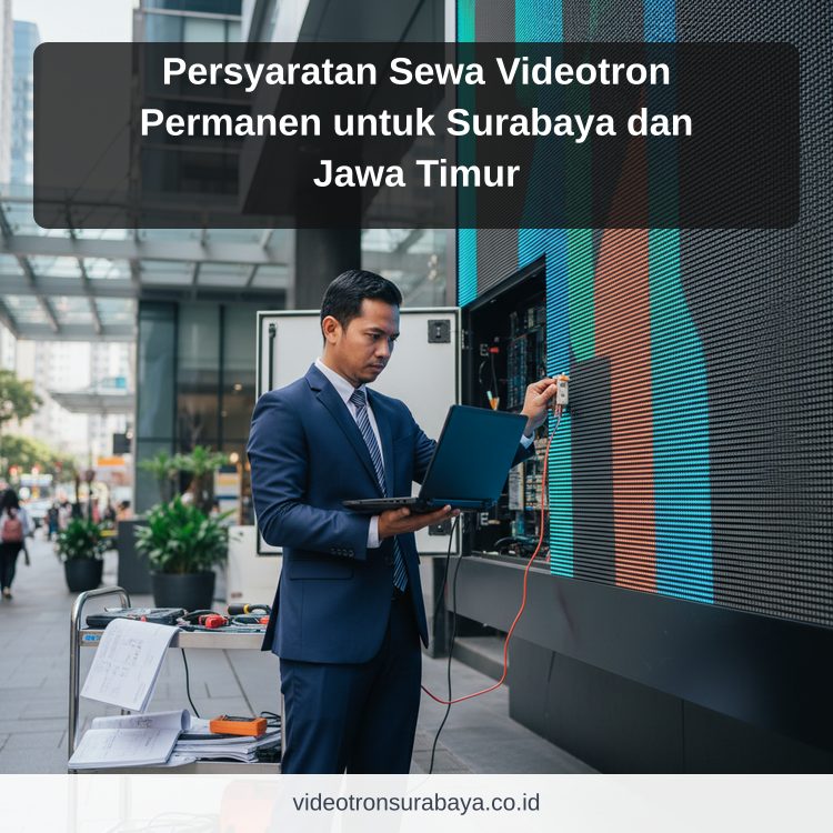 Persyaratan Sewa Videotron Permanen untuk Surabaya dan Jawa Timur