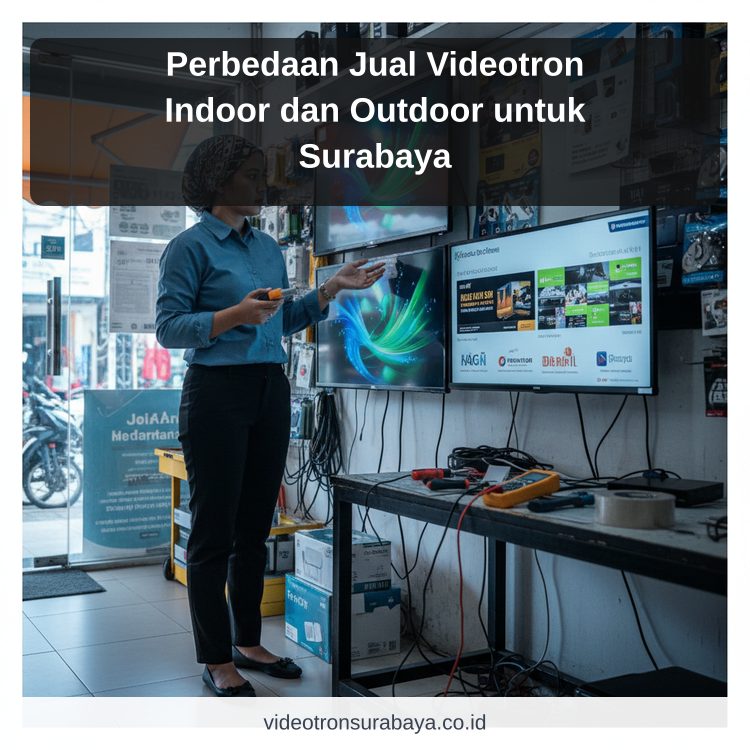 Perbedaan Jual Videotron Indoor dan Outdoor untuk Surabaya