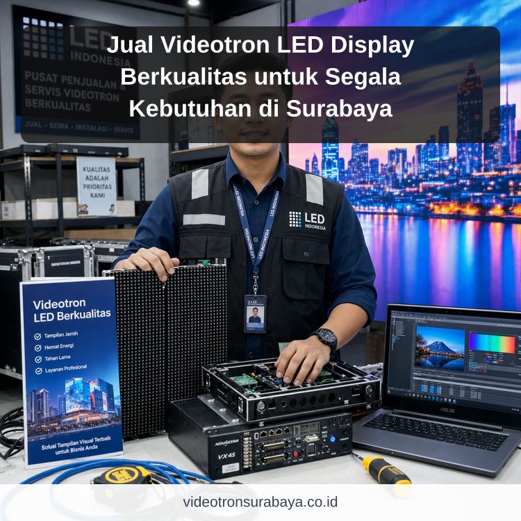 Ilustrasi sewa videotron Surabaya - Jual Videotron LED Display Berkualitas untuk Segala Kebutuhan di Surabaya