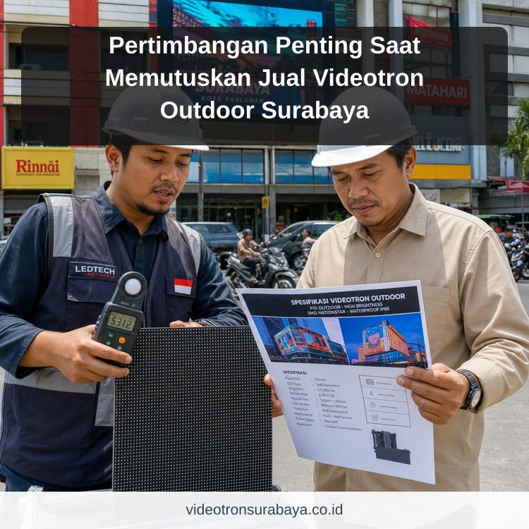 Pertimbangan Penting Saat Memutuskan Jual Videotron Outdoor Surabaya