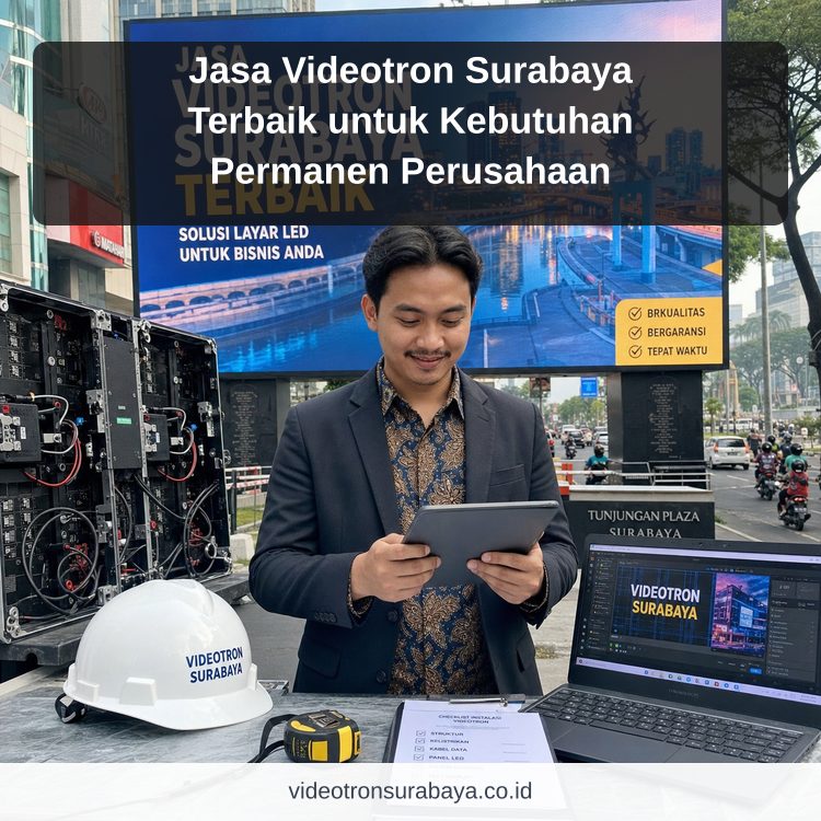 Jasa Videotron Surabaya Terbaik untuk Kebutuhan Permanen Perusahaan