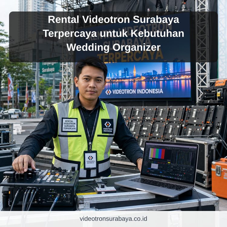 Ilustrasi sewa videotron Surabaya - Rental Videotron Surabaya Terpercaya untuk Kebutuhan Wedding Organizer