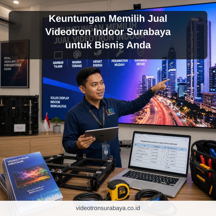 Ilustrasi sewa videotron Surabaya - Keuntungan Memilih Jual Videotron Indoor Surabaya untuk Bisnis Anda